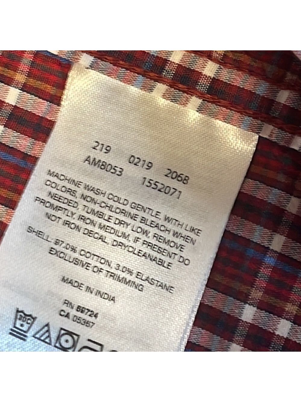 COLUMBIA LONG SLEEVE BUTTON DOWN O - Picture 5 of 5
